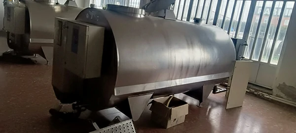 Carlos de las Cuevas, tanque de leche Packo modelo CFSTA 2110